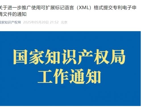 520国家知的財産権局からの告白